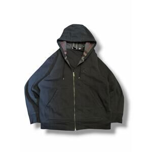 Burberry Clarendon Zip-Up Black | Size XL